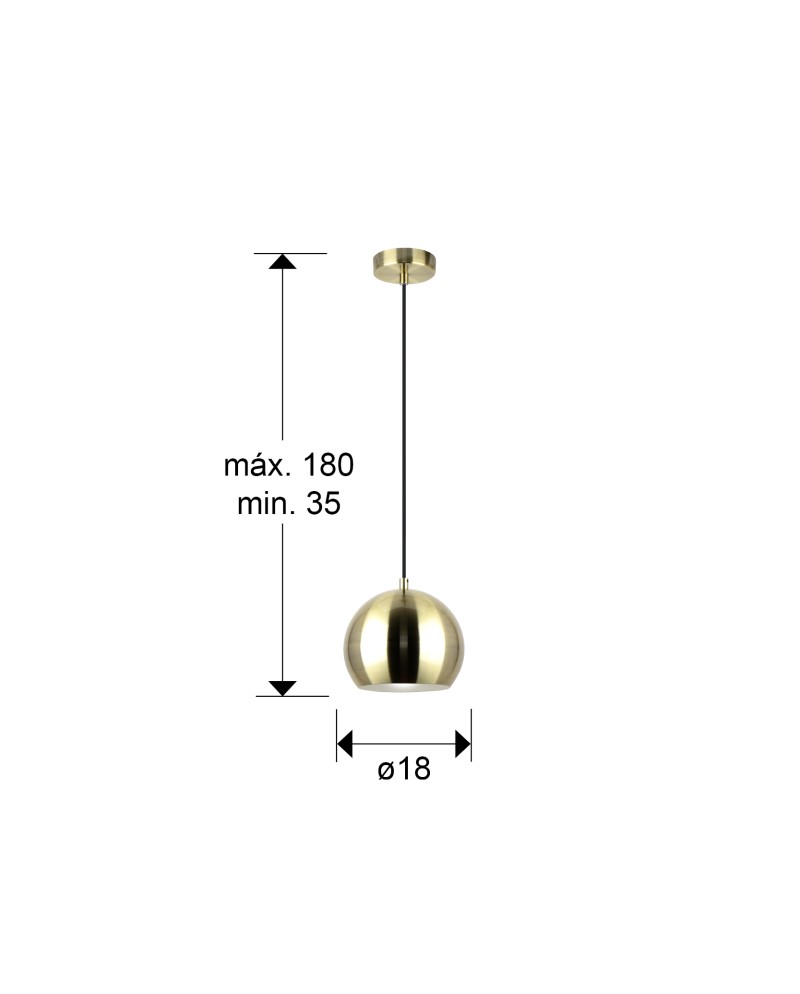 I3-OLENA- LAMPARA 1L -LATON